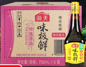 海天味极鲜750ml*6瓶