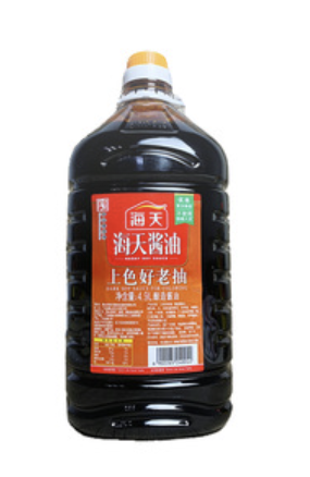 海天上色好老抽4.9L*2桶